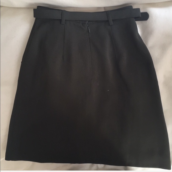 Vintage JACOB | Forest Green Belted Skirt - Picture 3 of 3